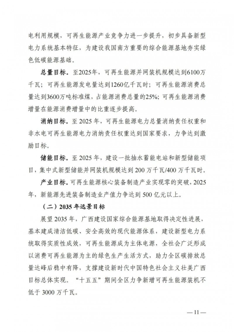 廣西“十四五”規(guī)劃：大力發(fā)展光伏發(fā)電，到2025年新增光伏裝機(jī)15GW！