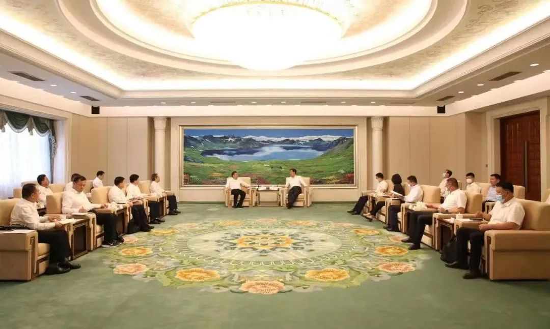 中國能建黨委書記、董事長宋海良拜會吉林省委常委、長春市委書記張志軍