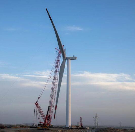深耕大西北，H171-4MW分散式風(fēng)電項(xiàng)目成功首吊!