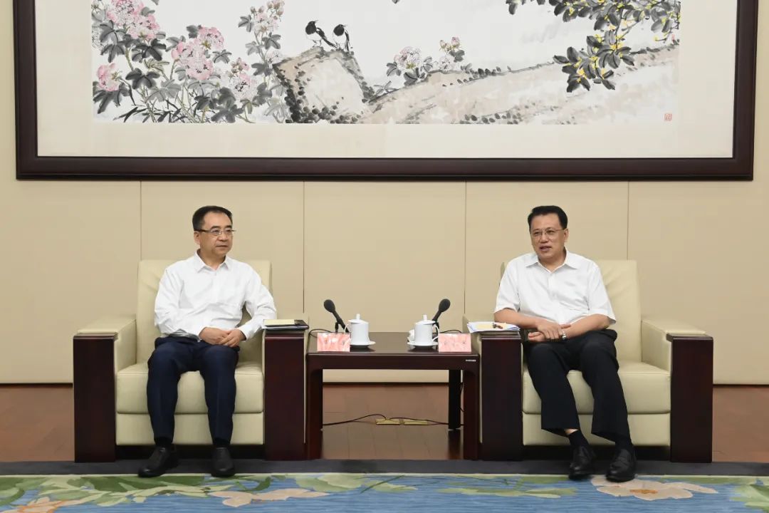 大唐集團(tuán)公司黨組書記、董事長鄒磊拜會浙江省委書記、省人大常委會主任袁家軍