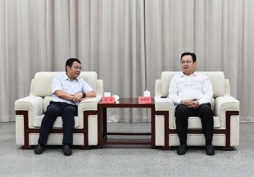 劉源拜會河北省委常委、副省長，雄安新區(qū)黨工委書記、管委會主任張國華