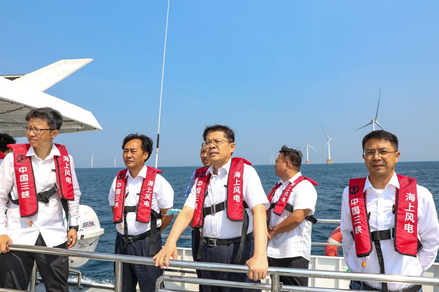 韓君赴廣東陽江、福建福州調(diào)研三峽集團海上風(fēng)電項目