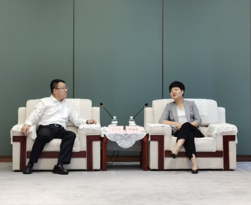 王小軍拜會廣西壯族自治區(qū)黨委常委、常務(wù)副主席蔡麗新