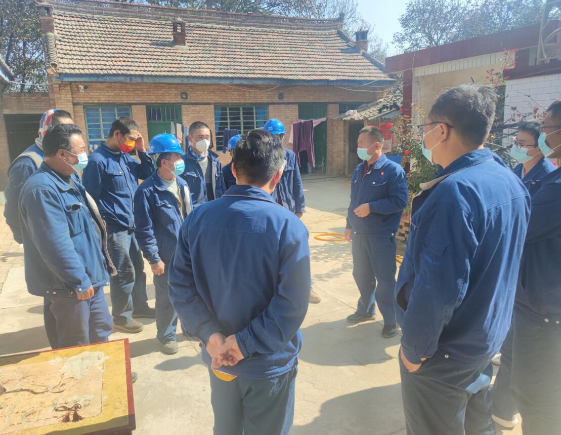 中能建建筑集團正寧百萬項目部開展合作隊伍租房處疫情防控、用電防火專項檢查