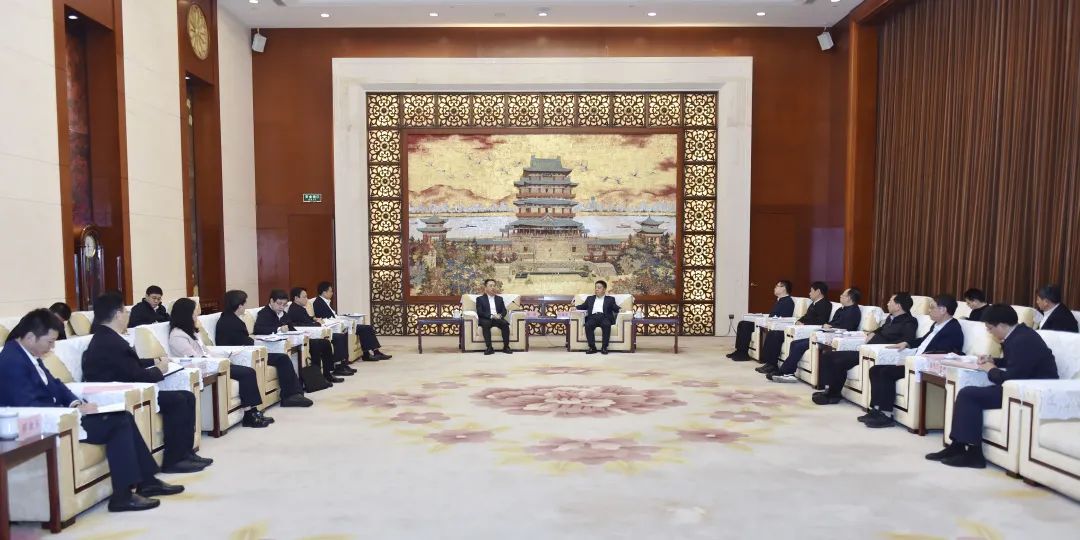 大唐集團(tuán)有限公司黨組書記、董事長(zhǎng)鄒磊拜會(huì)江西省省長(zhǎng)葉建春