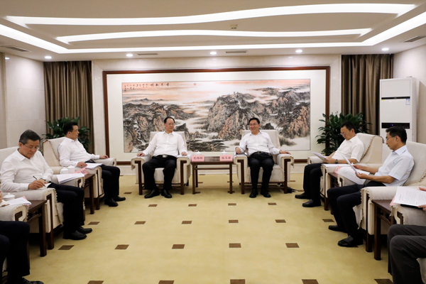 國務(wù)院國資委黨委書記、主任張玉卓會見湖南省委副書記、省長毛偉明