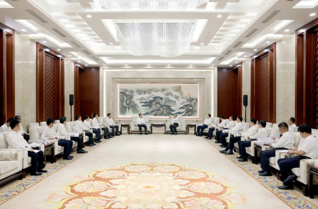 大唐集團鄒磊、劉明勝拜會山東省委書記林武、省長周乃翔