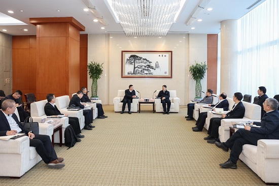 溫樞剛鄧建玲會見中廣核集團董事長楊長利、總經(jīng)理高立剛