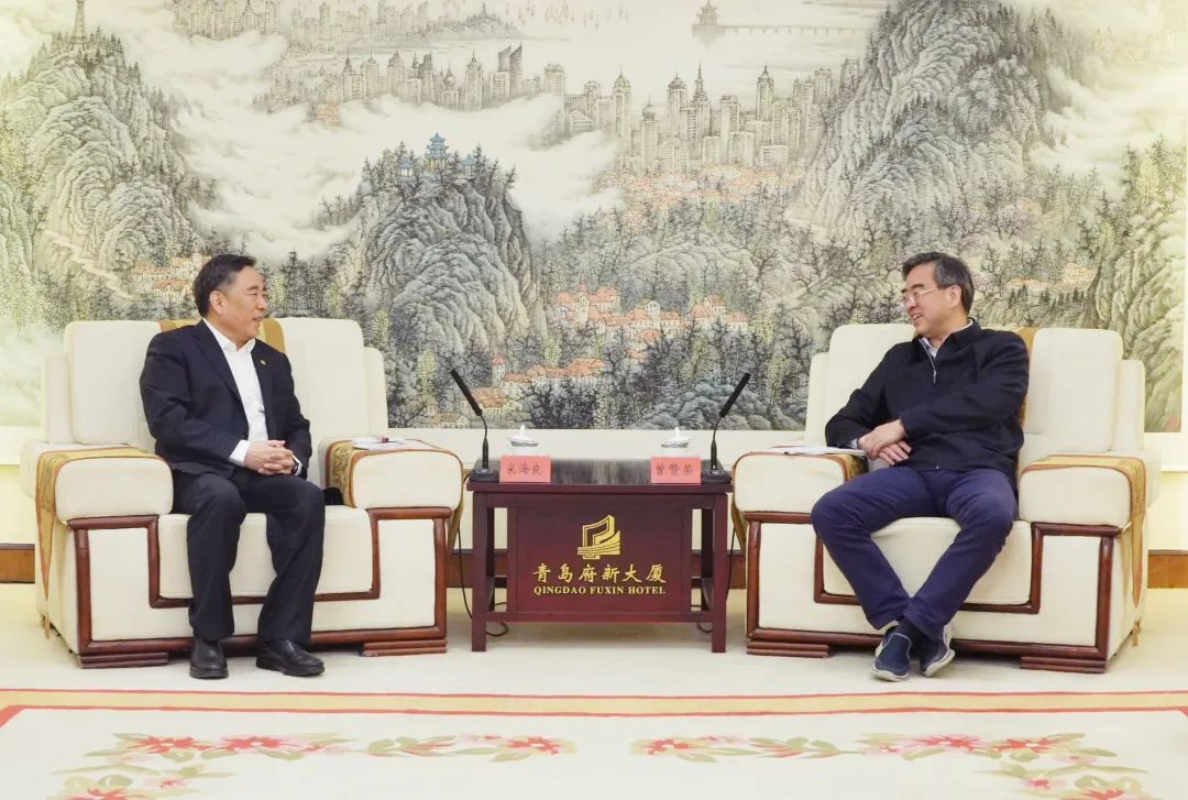 中國(guó)能建黨委書記、董事長(zhǎng)宋海良拜會(huì)山東省委常委、青島市委書記曾贊榮