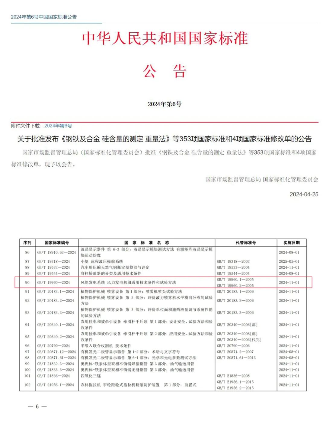 事關(guān)風(fēng)電基礎(chǔ)性通用標準，運達股份牽頭新國標將于11月1日起實施