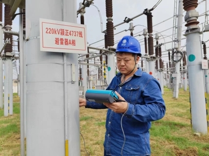 監(jiān)督檢查隱患電桿，全力保障電力安全